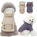 New Comfortable Plaid Coat Winter Dog Clothes